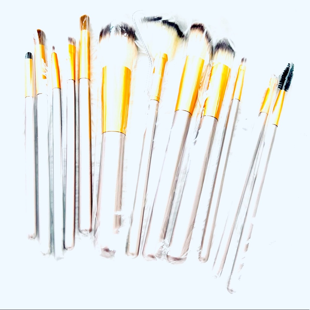 Soft makeup brushes